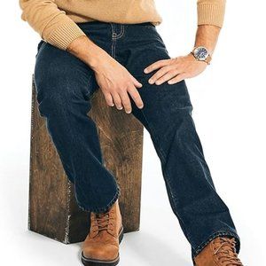 Nautica Men's Vintage Rigid Stretch Straight Denim Pure Ocean B4HP